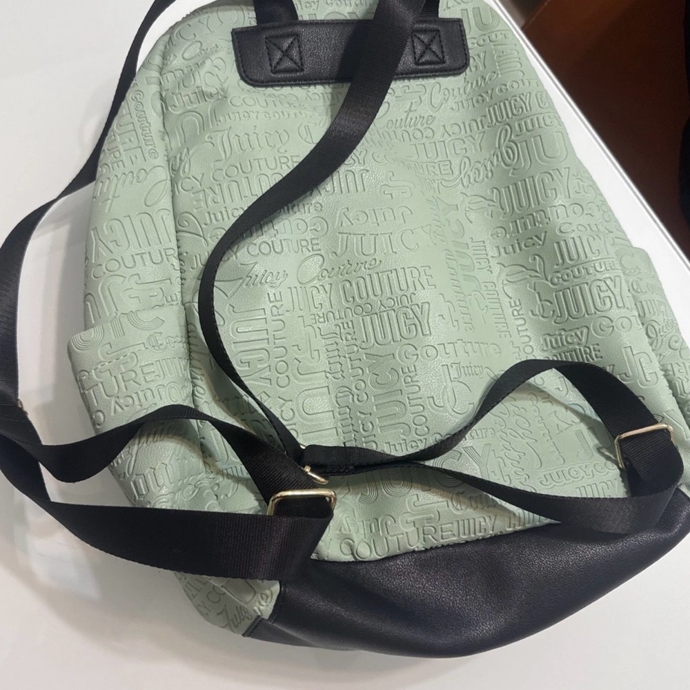 Juicy Couture Embossed Mint Color Backpack - image 2